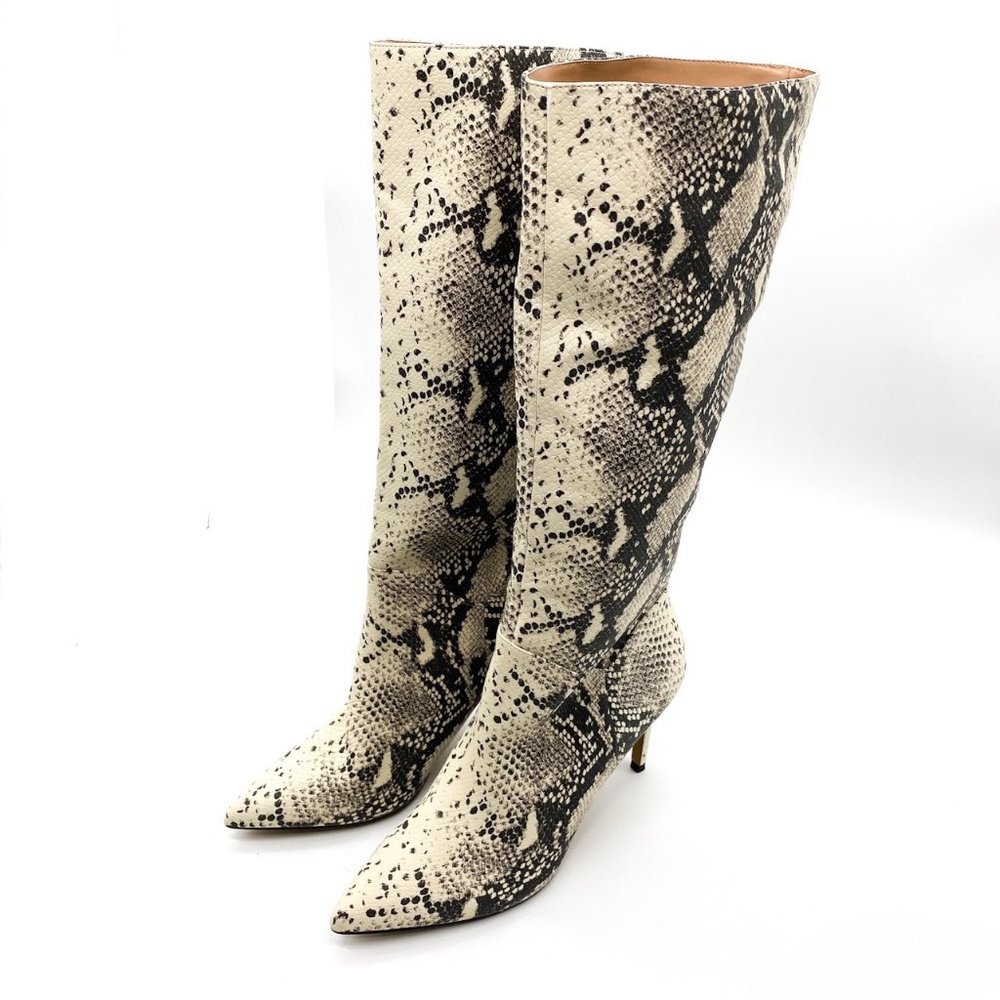 Steve Madden Snakeskin Embossed Knee High Boot